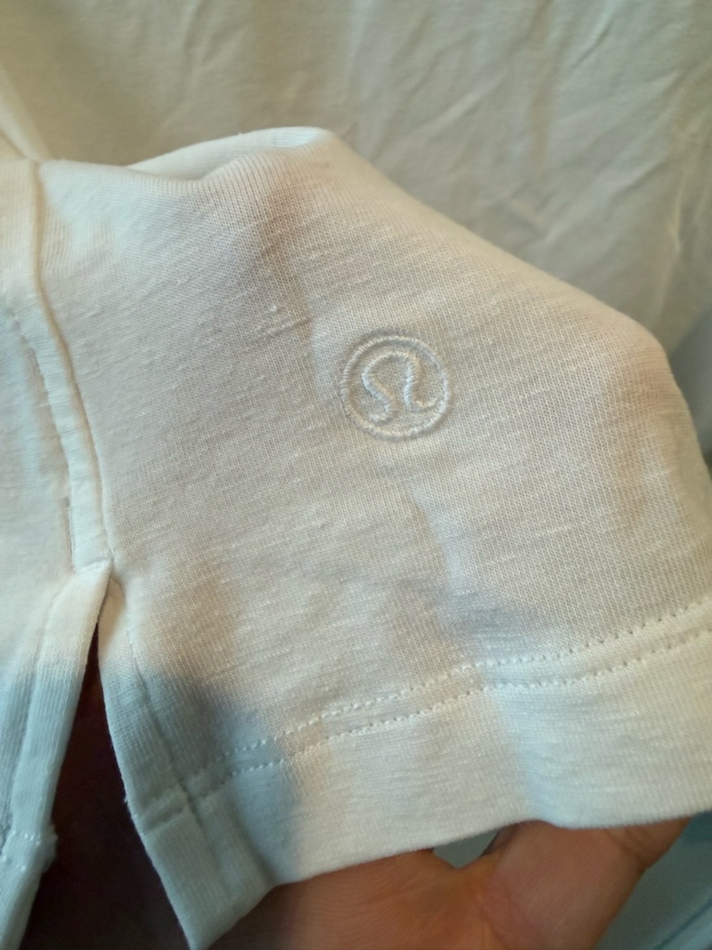 Lululemon Classic-Fit Cotton-Blend Long Sleeve Shirt W3FGES Size 8 - Picture 10 of 10